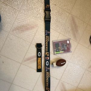 Green Bay Packers Lot Lanyards Aaron Rodgers